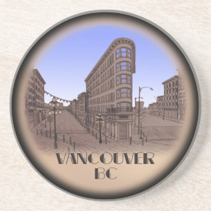 Vancouver Souvenir Underlägg Totem Pole Landmark G