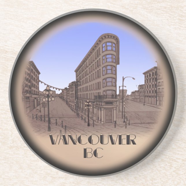 Vancouver Souvenir Underlägg Totem Pole Landmark G (Framsidan)