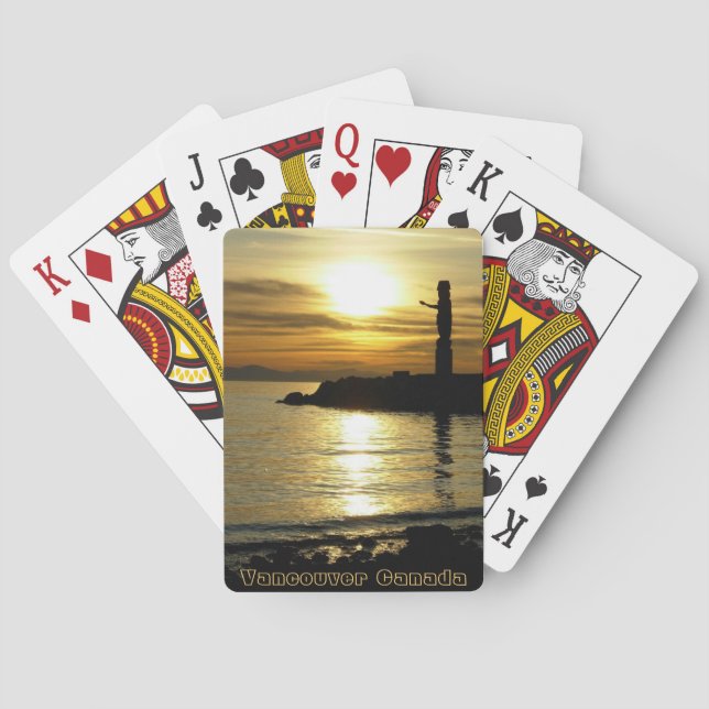 Vancouver Spelkort Vancouver Souvenirs (Baksidan)