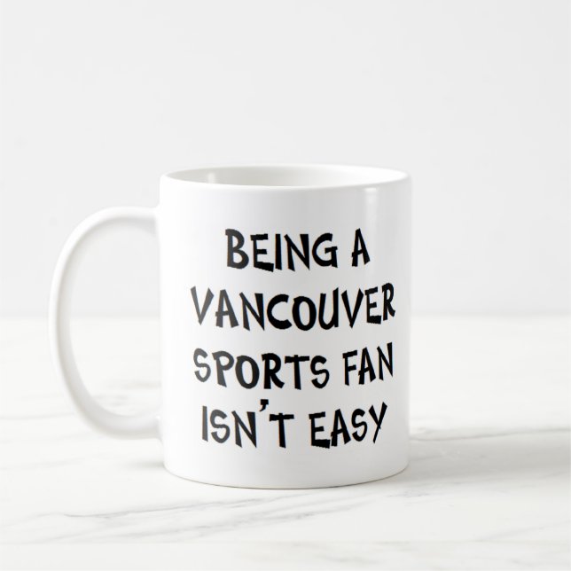 Vancouver sport fan, att vara kaffemugg (Vänster)
