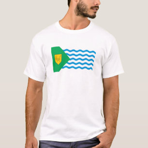 Vancouver stadsflagga tee shirt