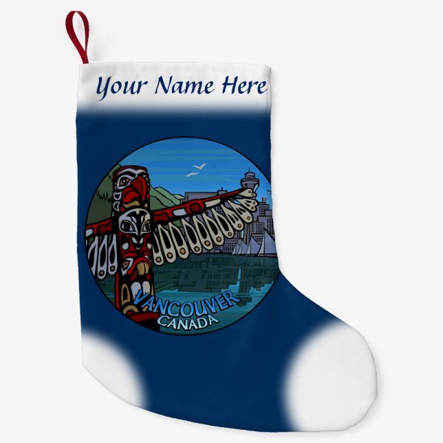 Vancouver Stocking Vancouver-julklapp Liten Julstrumpa (Framsidan)