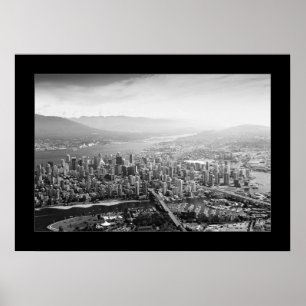 Vancouver (svartvitt) poster