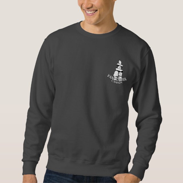 Vancouver Sweatshirt Vancouver Souvenir Art Shirts (Framsida)