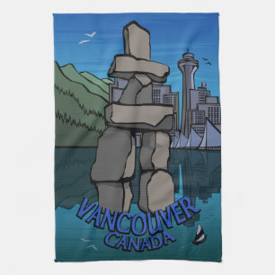 Vancouver Towel Vancouver Souvenir Tea Towel Kökshandduk