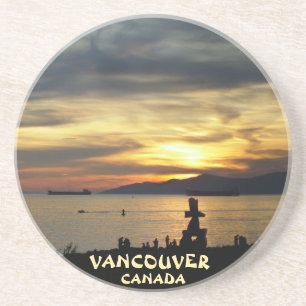 Vancouver Underlägg Inukshuk Vancouver Souvenir Co