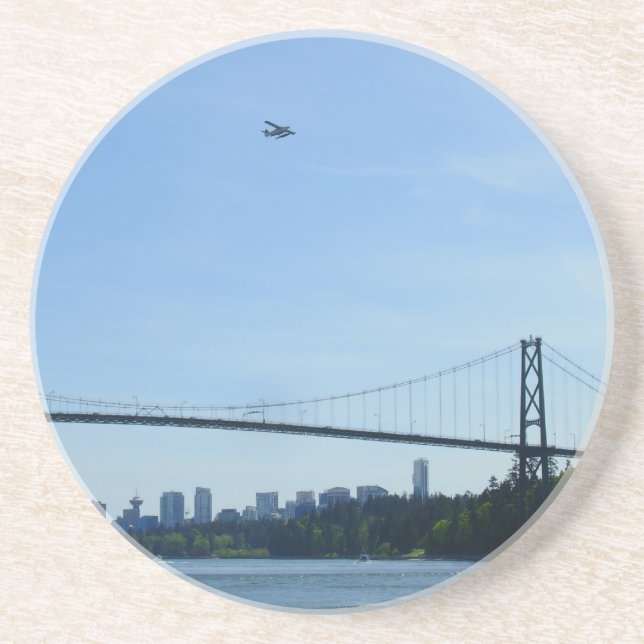 Vancouver Underlägg Vancouver Souvenir Coas Sandsten (Framsidan)