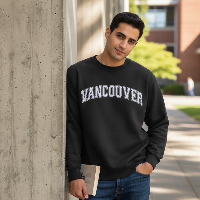 VANCOUVER Universitetsstilsvärmare Amerika College Lång Ärmad Tröja (Skapare uppladdad)