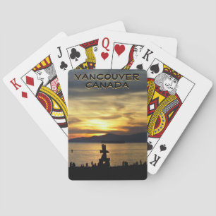 Vancouver-uppspelningskort Vancouver Sunset Cards Casinokort
