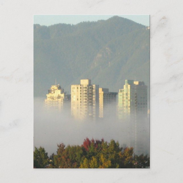 Vancouver ur Mist-vykort Vykort (Framsida)