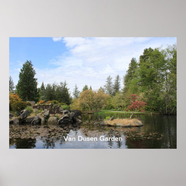 Vancouver Van Dusen Botanical Garden. Poster (Framsidan)