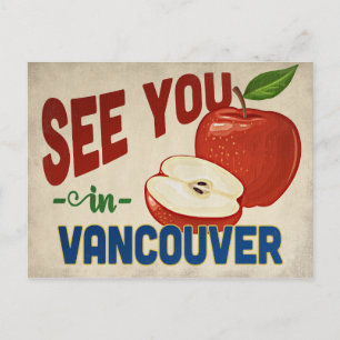 Vancouver Washington Apple - Vintage resor Vykort