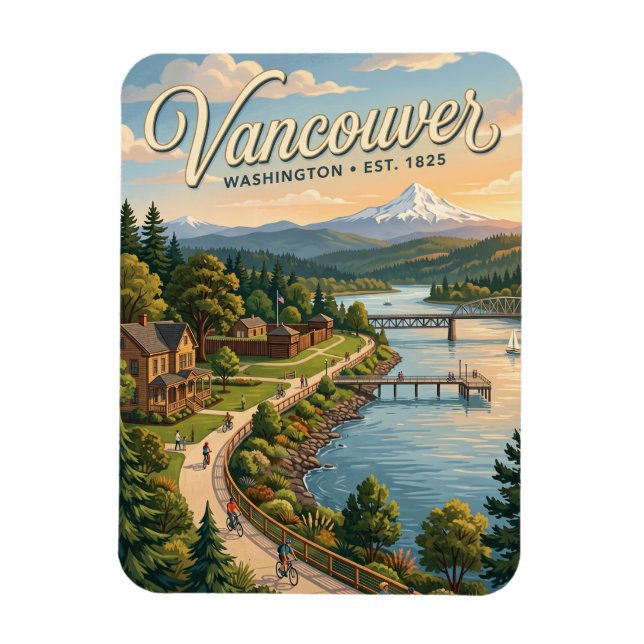 Vancouver, Washington Magnet (Vertikal)
