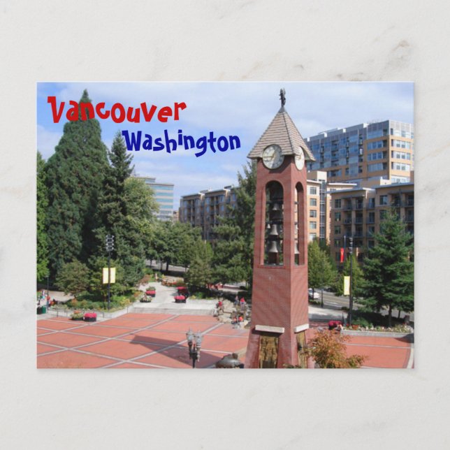 Vancouver Washington Postcard Vykort (Framsida)