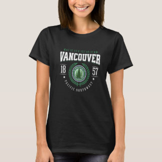 Vancouver Washington State Gräs Träd WA Souvenir R T Shirt