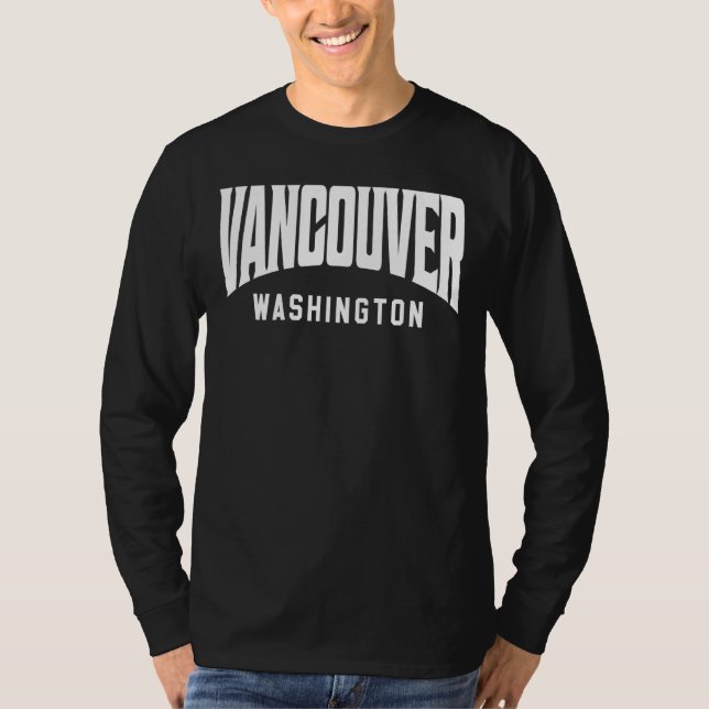 Vancouver Washington T Shirt (Framsida)