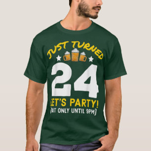 Vänd 24 Party till 24:e födelsedag kl 19.00 T Shirt