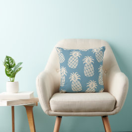 Vänd ananas, tropisk design kudde