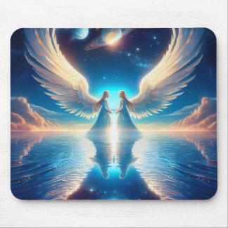 Vänd Änglar i Clouds Mousepad Musmatta