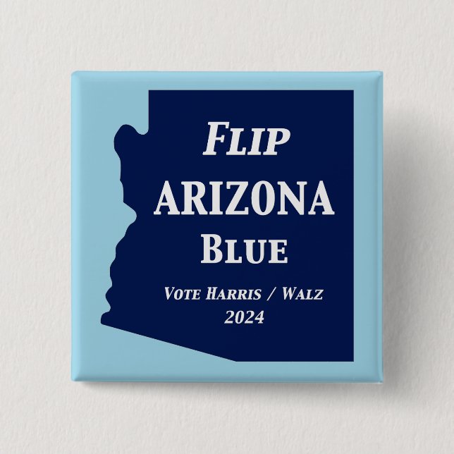 Vänd Arizona Blue 2024 Knapp (Framsida)