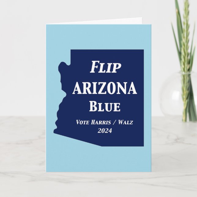 Vänd Arizona Blue 2024 Kort (Framsida)