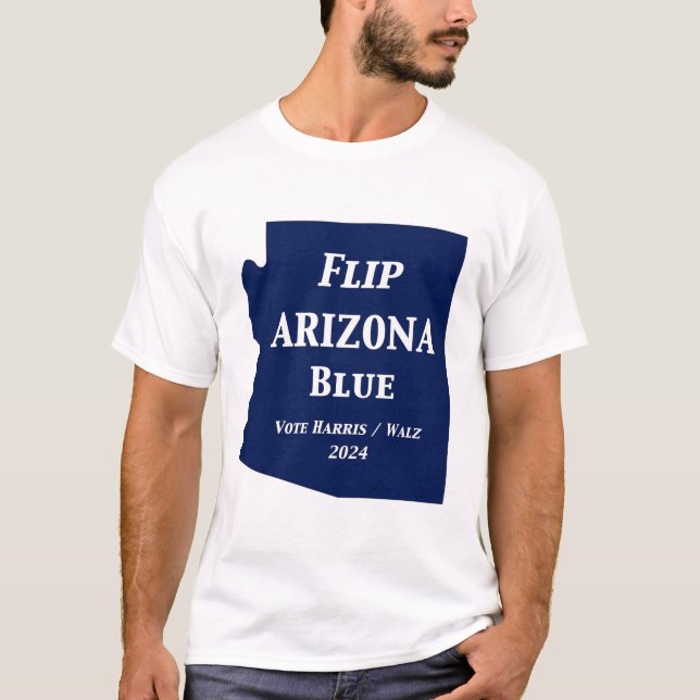 Vänd Arizona Blue 2024 T Shirt (Framsida)