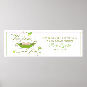 Vänd ärtor i en Pod   Neutralt-banderoll Poster