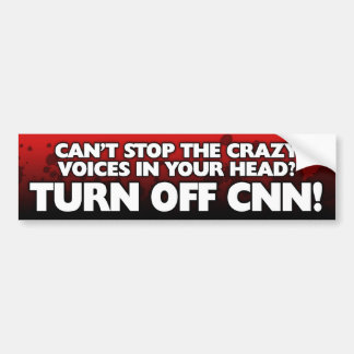 "Vänd av den CNN-" bildekalet Bildekal