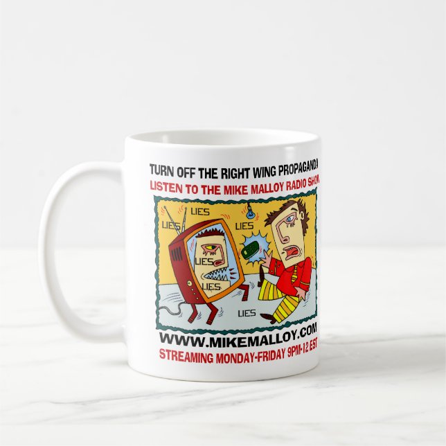VÄND AV TVMUGGEN KAFFEMUGG (Vänster)