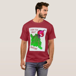 Vänd beta runt om skjortan t-shirt
