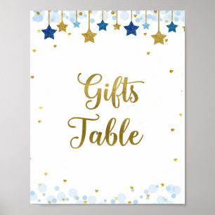 Vänd bläckstråle - vattenfärgsgåvor Bord-tecken Poster