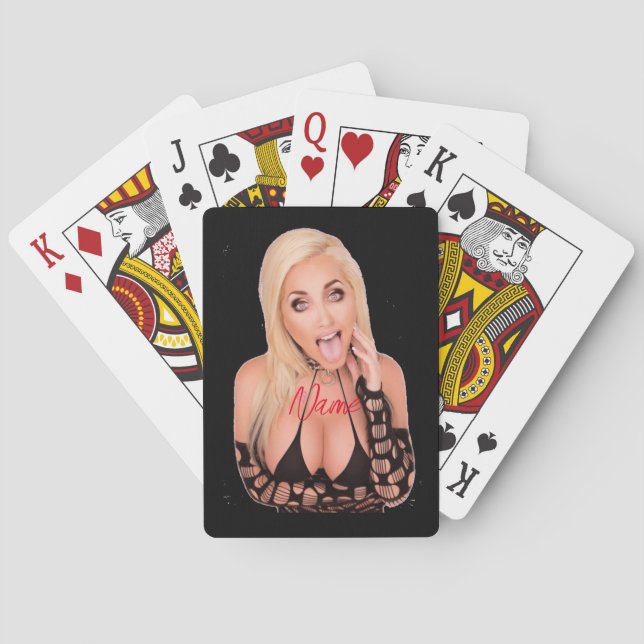 Vänd blonde Thunder_Cove Casinokort (Baksidan)