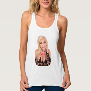 Vänd blonde Thunder_Cove Linne Med Racerback