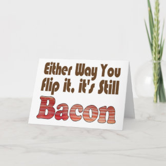 Vänd den Bacon Helgkort
