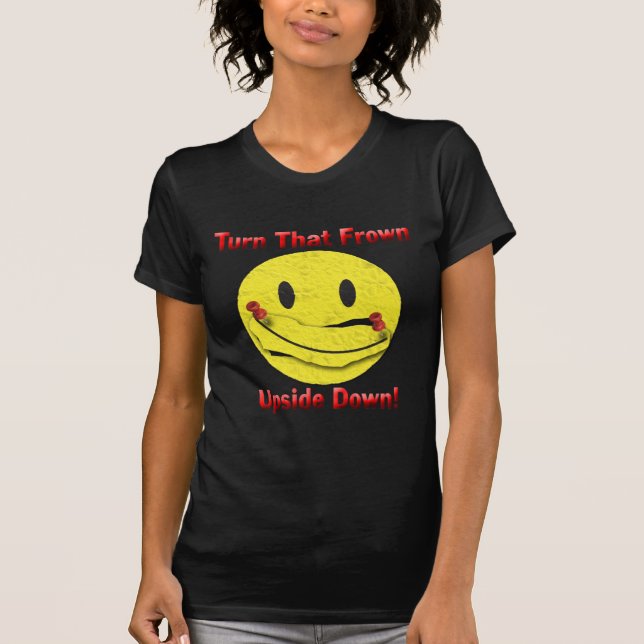 Vänd den Frown uppochnervänd! Tee (Framsida)