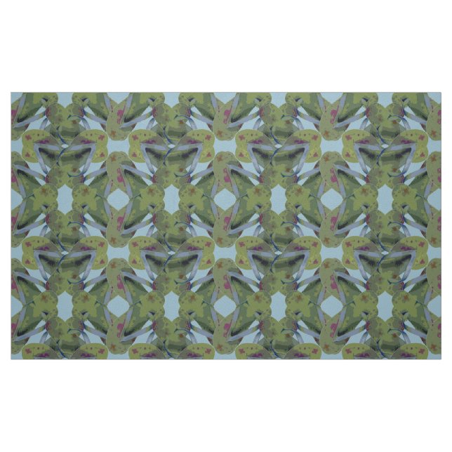 Vänd den mörkare Gröntens design Tyg (Fat Quarter)