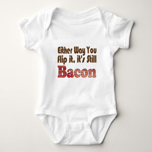 Vänd det Bacon T Shirt (Framsida)