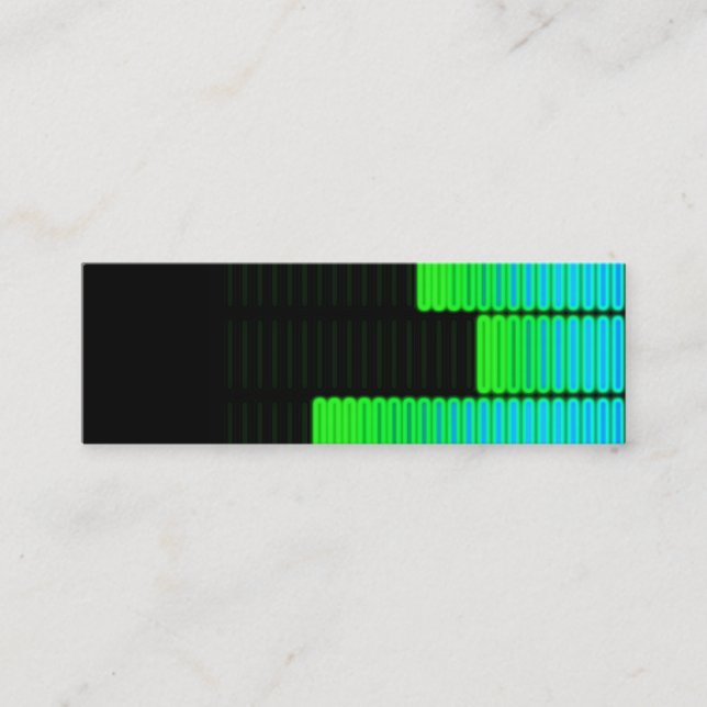 Vänd det upp affärssmalakort mini visitkort (Framsida)