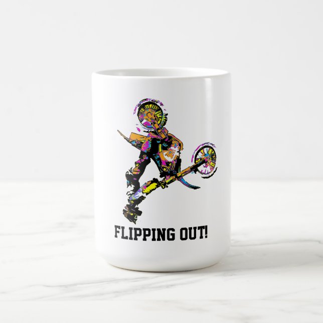 Vänd dig! - Freestyle Motocross Stunt Kaffemugg (Center)
