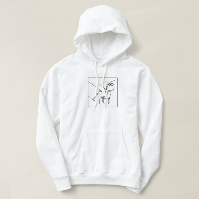 Vänd en Bord-medlem Hoodie (Design framsida)