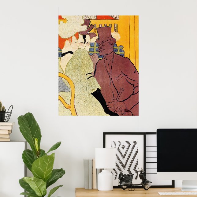 Vänd (engelsman) av Toulouse Lautrec Poster (Hemmakontoret)