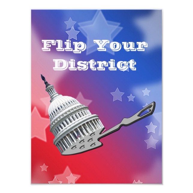 Vänd er distriktsomröstning 2026 fototryck (Framsidan)