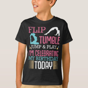 Vänd ett par gånger, hoppa och spela upp snyggt, r t shirt