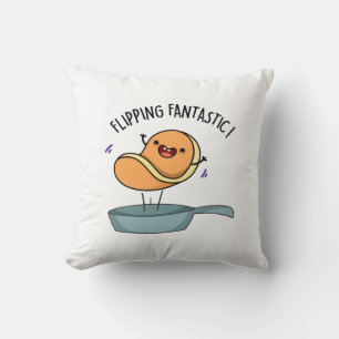 Vänd Fantastisk Funny Pancake Pun Kudde