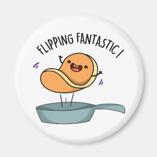 Vänd Fantastisk Funny Pancake Pun Magnet