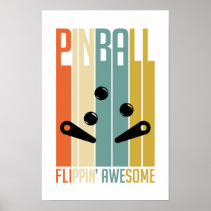 Vänd Fantastisk - Poster Pinball