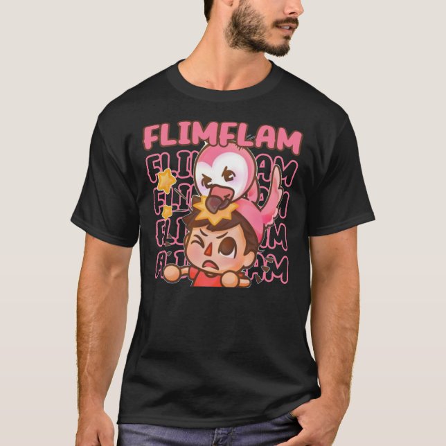 Vänd flamma klassiskt T-Shirt (Framsida)