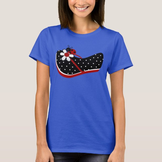 Vänd flödesfrakt t shirt (Framsida)