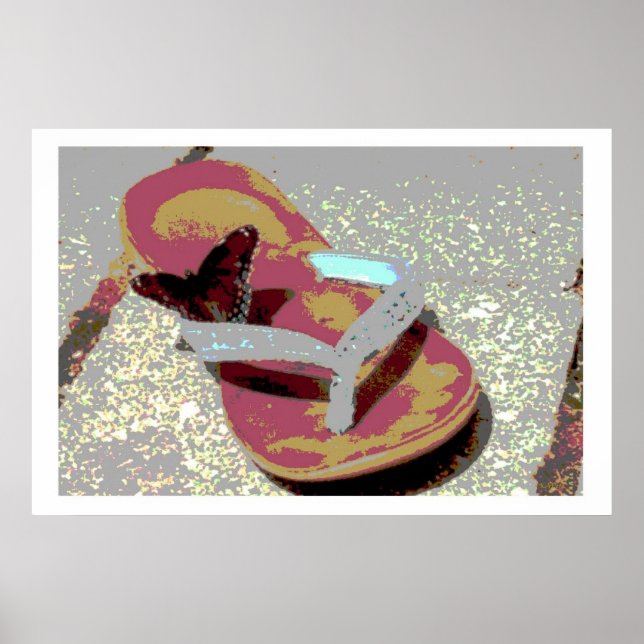 Vänd flop och fjäril poster (Framsidan)