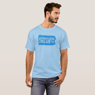 Vänd framstegsvännen för Pennsylvania blåttT-tröja T-shirt